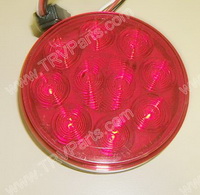 40 Series 4in. Round Red 10 LED Stop-Turn-Tail Lamp SKU230 - Click Image to Close