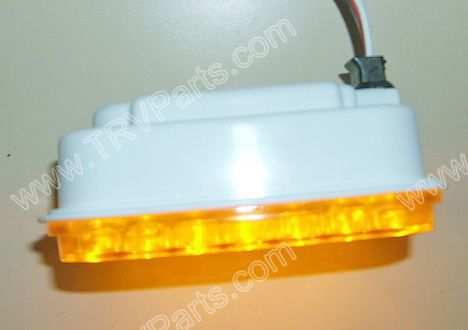 Rectangle Amber Stop-Tail-Turn 21 LED SKU417 - Click Image to Close