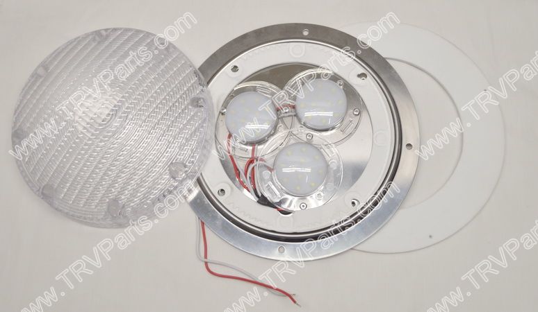 7 Inch White LED Scare Light SKU1679 - Click Image to Close