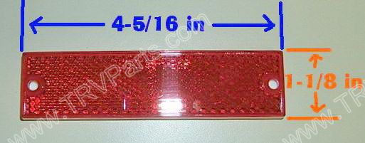 Thin Red Reflector SKU388 - Click Image to Close