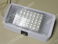 Patio Light 6 by 3.25 in Bright White with switch SKU256 - Click Image to Close