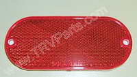 Oblong Red Reflector SKU434 - Click Image to Close