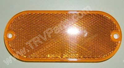 Oblong Amber Reflector SKU561