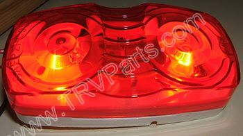 Double Bullseye Red Marker Light SKU260 - Click Image to Close
