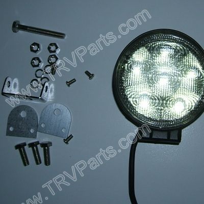18 watt Bright White LED work light with Mounting Bracket SKU353