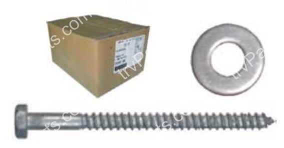 5 in Lag bolt wWasher 50ct sku2884 - Click Image to Close