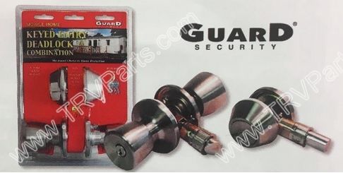 Mobile Home Combo Lock and Deadbolt Stainless sku2852 - Click Image to Close