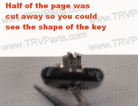FIC Blank Key for 43610 Series Locks SKU1161