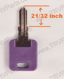 Blank Key for Global Travel Lock SKU2034