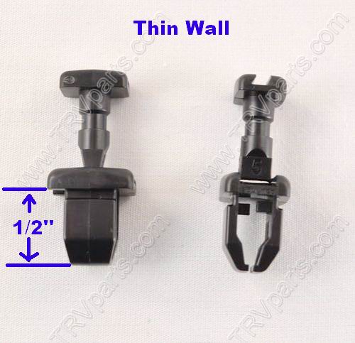 Thin Wall Vent Latch Black SKU910 - Click Image to Close