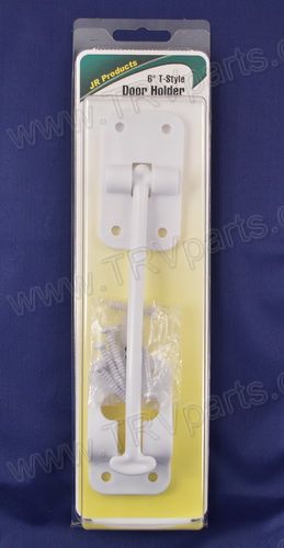 T-Style Door Holder 6 Inch White 10444 SKU866 - Click Image to Close