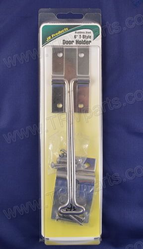 T-Style Door Holder 6 Inch Stainless Steel SKU871 - Click Image to Close