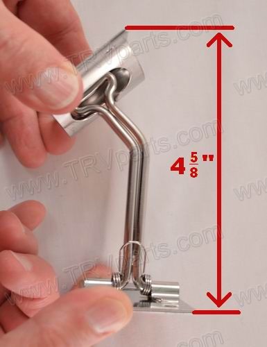 45 Degree T-Style Door Holder Stainless Steel SKU886 - Click Image to Close
