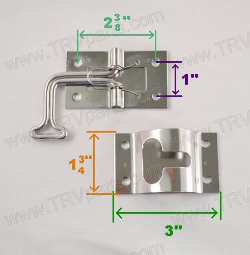 90 Degree T-Style Door Holder Stainless Steel SKU888 - Click Image to Close
