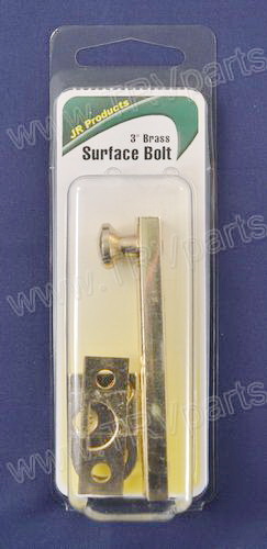 Brass Surface Bolt 3 Inch SKU816 - Click Image to Close