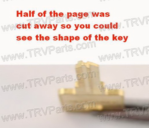 Trimark Blank Key for Lock T505 SKU1188 - Click Image to Close