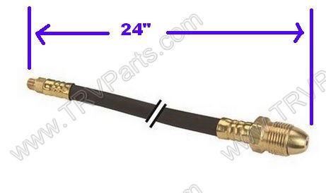 PIGTAIL THERMO POL X INVERTED FLARE X 24 in sku1361 - Click Image to Close