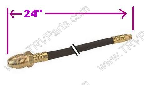 PIGTAIL THERMO POL X INVERTED FLARE X 24 in sku2442 - Click Image to Close