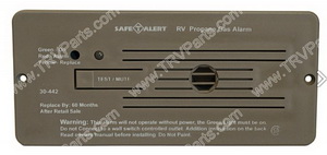 Propane ALARM 12 VDC HARD WIRED in Brown sku3048 - Click Image to Close