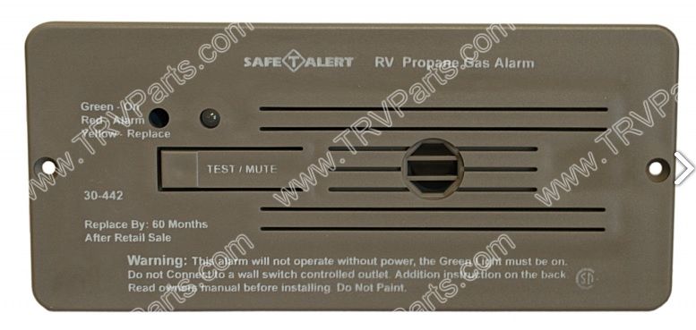 Propane ALARM 12 VDC HARD WIRED in Brown sku3048 - Click Image to Close