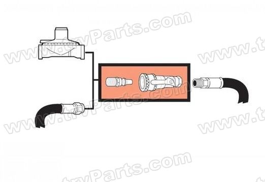 Mr Heater gas Quick Connector Set with Set with Shutoff sku2431