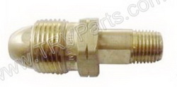 Brass POL Gas Adapter Fitting Large Orifice SKU1984