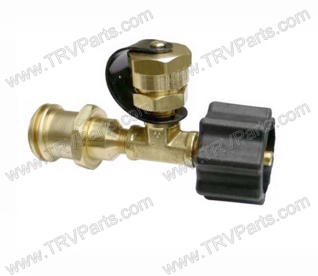 Tee Style Gas Adapter ACME to POL for adding Grill SKU1977 - Click Image to Close
