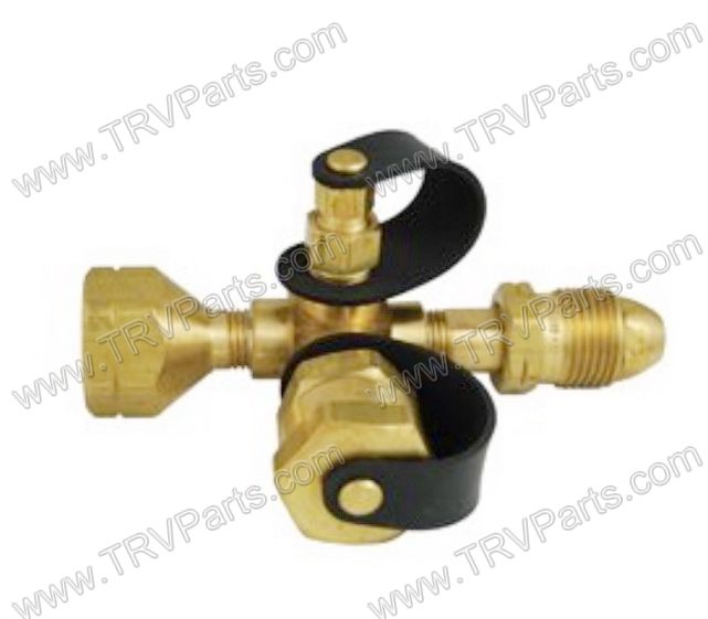 Tee Style Gas Num 60 POL Adp with Check Valve l SKU1978