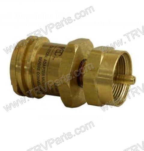 Brass Full Flow 1 Inch-20 FNPT Inlet to Male ACME SKU1989 - Click Image to Close