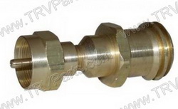 Brass Shutoff Poppet; 1 Inch-20 FNPT x 1-5/16 Inch Male SKU1990 - Click Image to Close