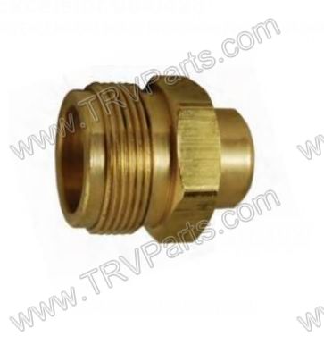 Brass 1/4 Inch FNPT Inlet x 1 Inch-20 MNPT SKU1988 - Click Image to Close
