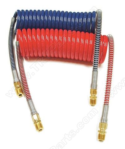 Power Products AirBrake Red and Blues Hoses 15 in Val-End sku475