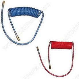 Power Products AirBrake Red and Blues Hoses 40 in Val-End sku474 - Click Image to Close