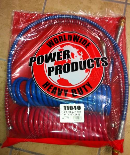 Power Products AirBrake Red and Blues Hoses 40 in Val-End sku474 - Click Image to Close