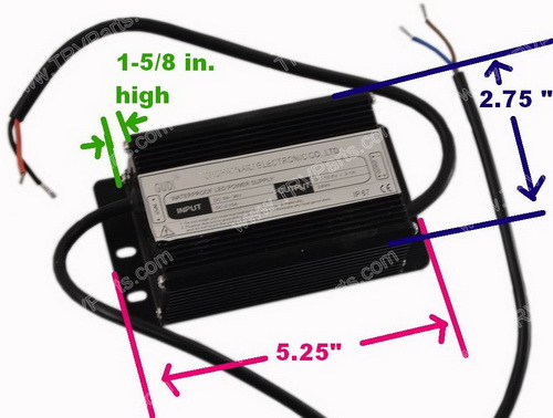 DC to DC Power Converter 36VDC in and 12VDC out SKU497 - Click Image to Close
