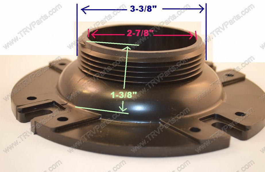 Toilet Flange Male 4x3 sku2321 - Click Image to Close
