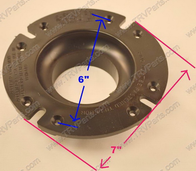 Toilet Flange Male 4x3 sku2321 - Click Image to Close