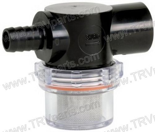 SHURflo Water Pump Strainer .5 Inch Barbed SKU1477 - Click Image to Close