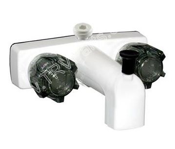 4 inch Shower or tube Valve Replacement in White sku2893 - Click Image to Close