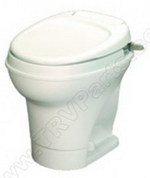 Thetford Aqua-Magic V Toilet High Hand Flush White sku1607 - Click Image to Close