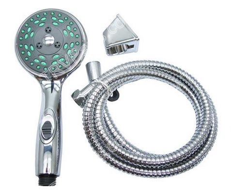 5 Function Massage Shower Head Kit in Chrome sku3543 - Click Image to Close