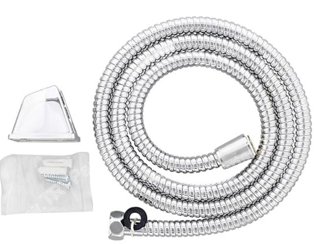 Deluxe RV Shower Hose 60 inches long Chrome sku3547 - Click Image to Close
