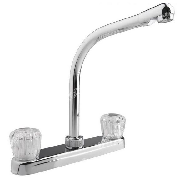 Hi-Rise RV Kitchen Faucet - Chrome Polished sku3333 - Click Image to Close