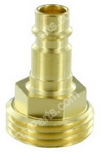 Exterior Spray Port Quick Connect Hose Adapter Brass sku3272 - Click Image to Close