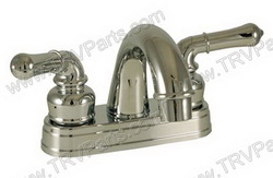 Lavatory Faucet 4 InchTeapot Handles Chrome ArcSpot SKU2083 - Click Image to Close