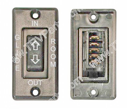 Slide out Switch low Profile in Black sku3216