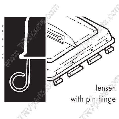 Camco Vent Lid for Pin Hinge Jensen SKU1611 - Click Image to Close