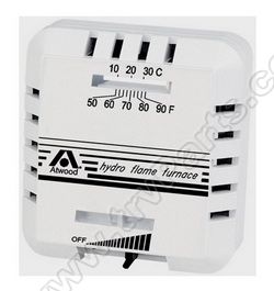 Atwood Heat Only Thermostat 12 VDC in White sku 2331