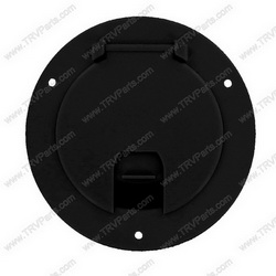 Valterra Deluxe Black Round Electric Cable Hatch SKU2027