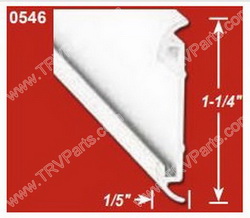 16 ft Aluminum flat trim can use insert with sku3082
